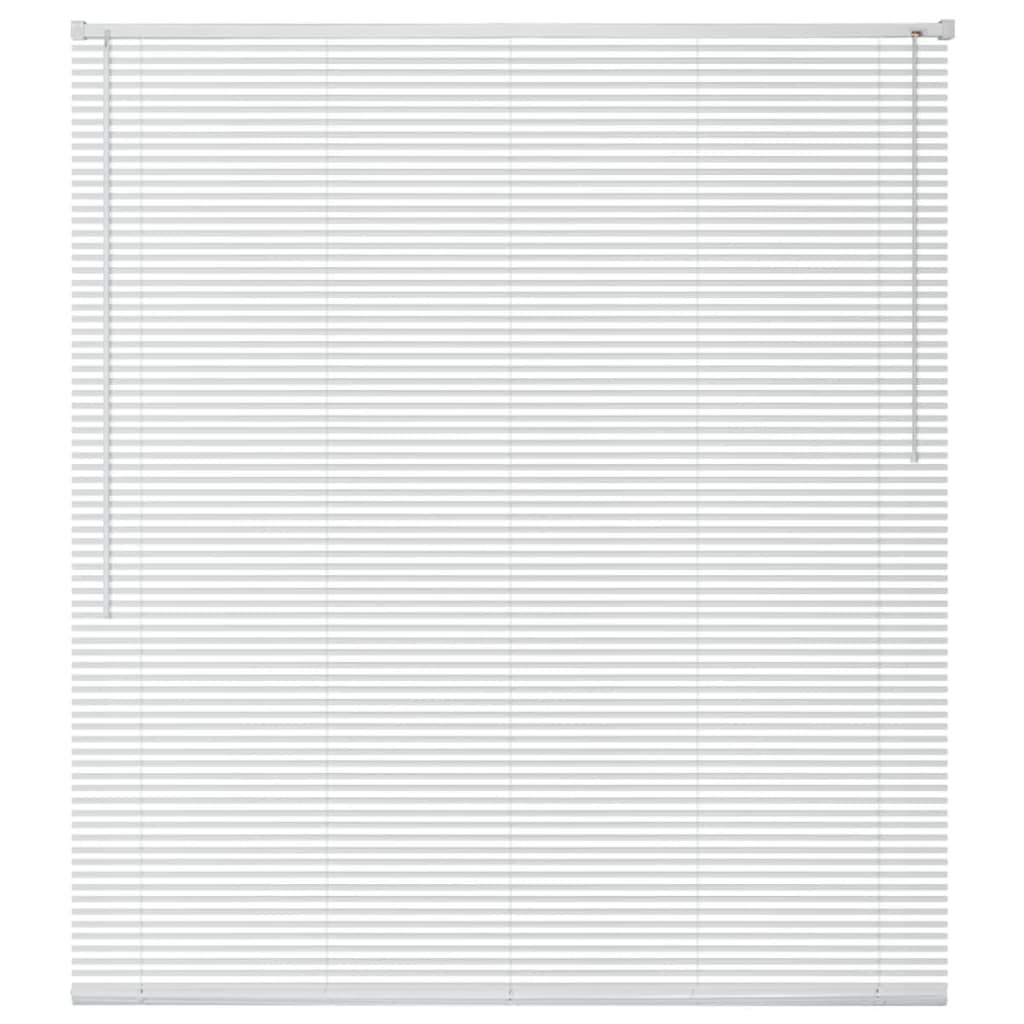 Sälekaihtimet Alumiini 120x130 cm Valkoinen - Sisustajankoti.fi