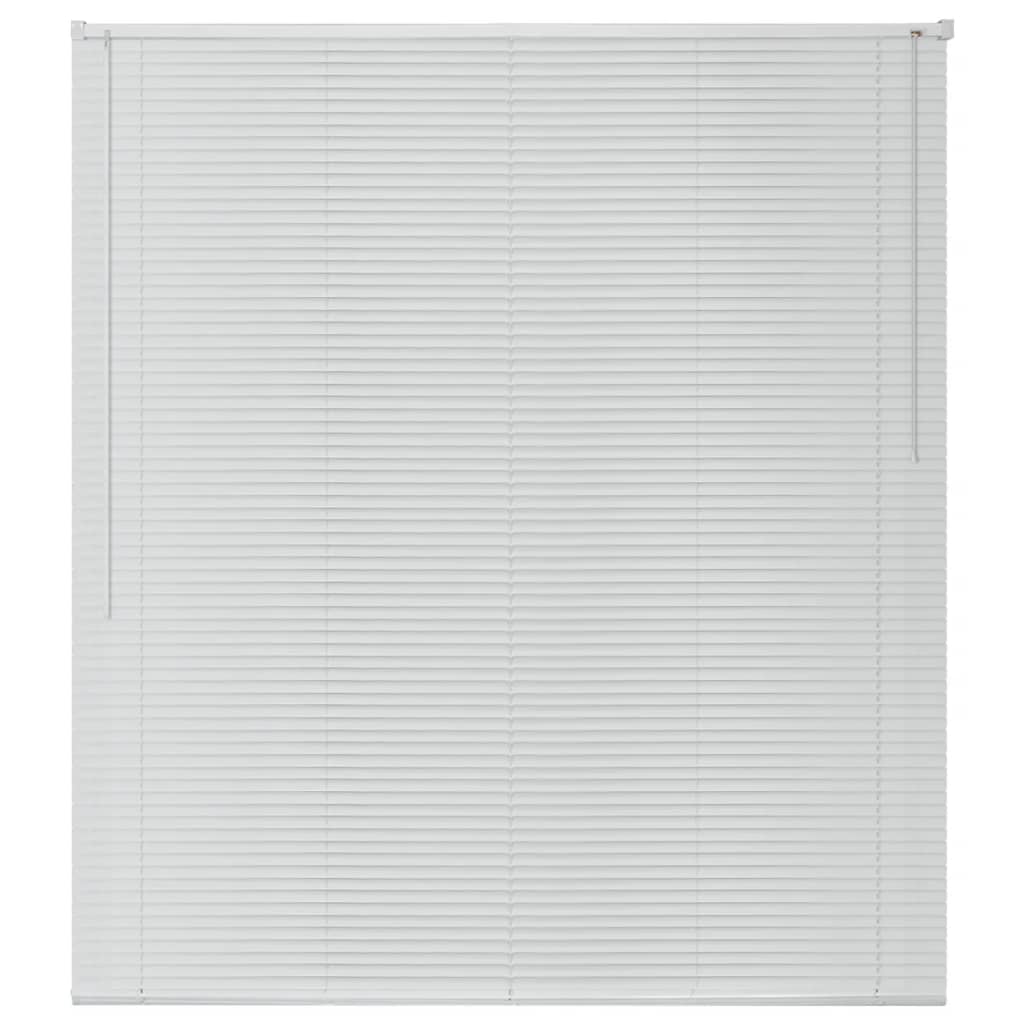 Sälekaihtimet Alumiini 120x130 cm Valkoinen - Sisustajankoti.fi