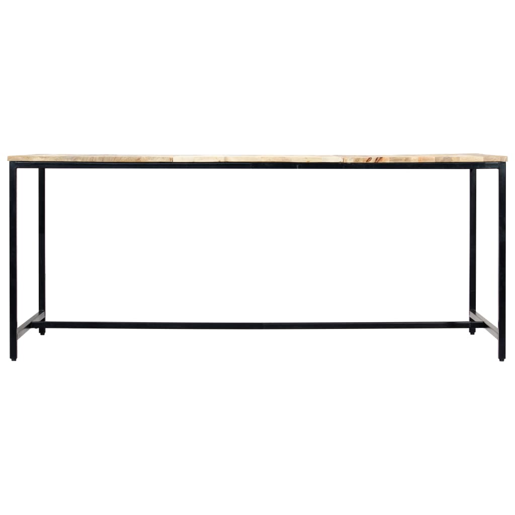 Ruokapöytä 180x90x75 cm karkea mangopuu - Sisustajankoti.fi