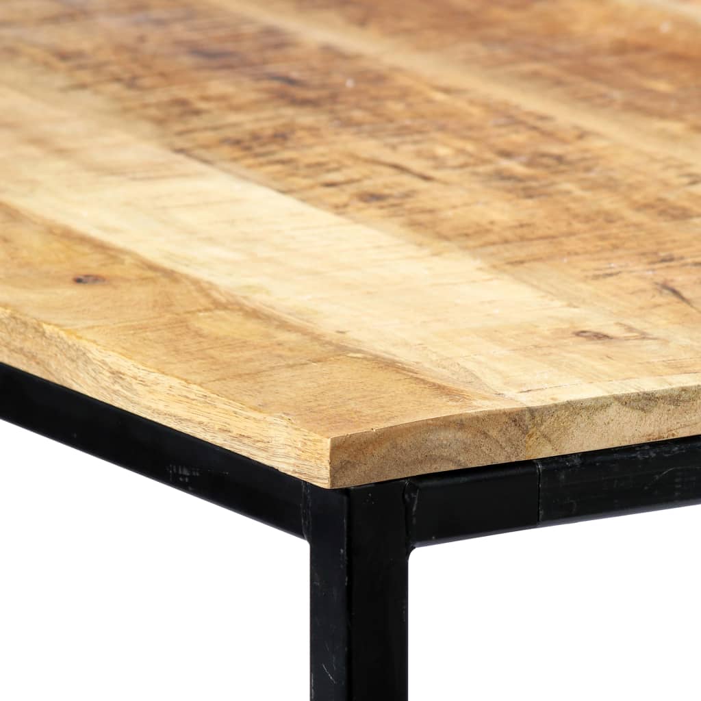 Ruokapöytä 140x70x75 cm karkea mangopuu - Sisustajankoti.fi