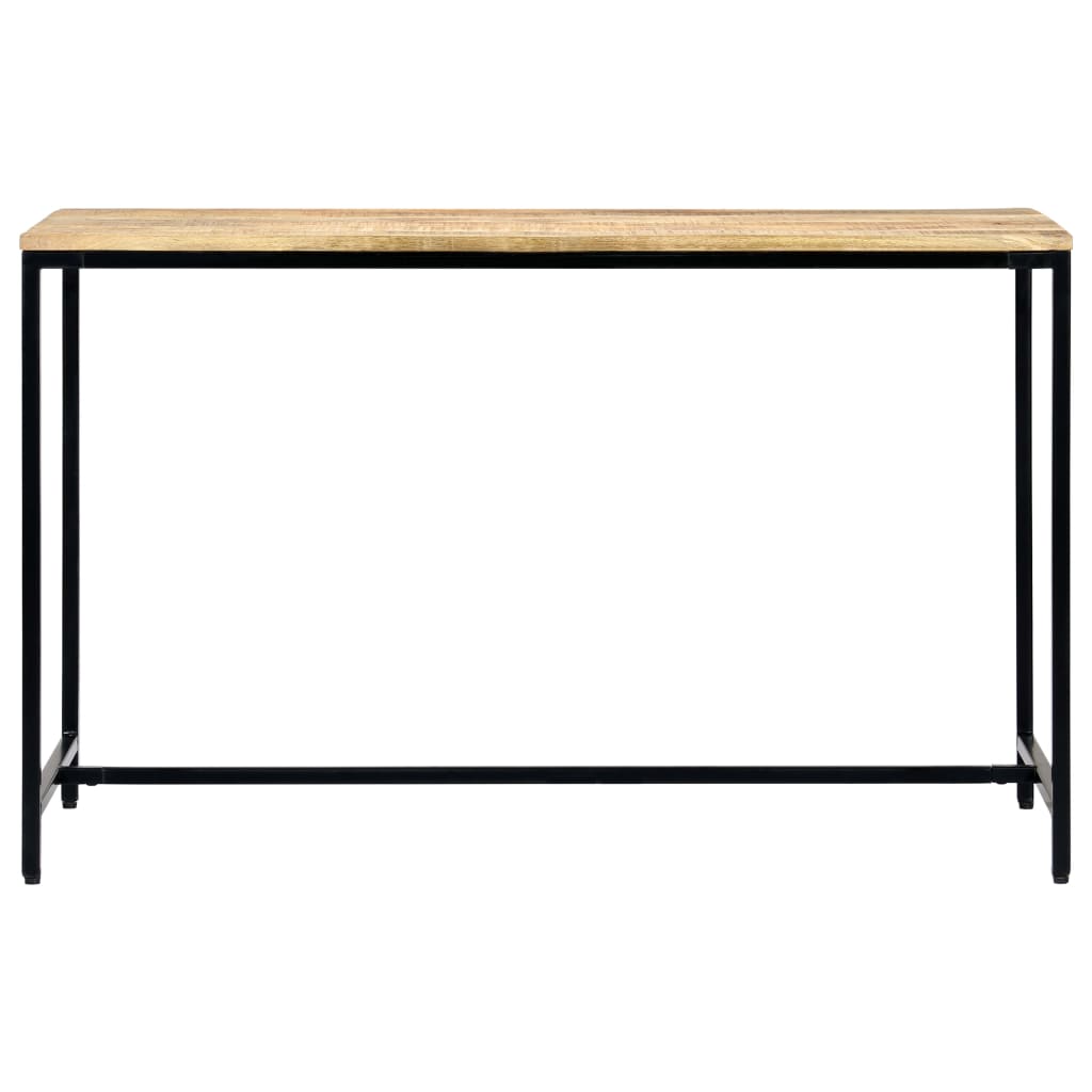 Ruokapöytä 120x60x75 cm karkea mangopuu - Sisustajankoti.fi