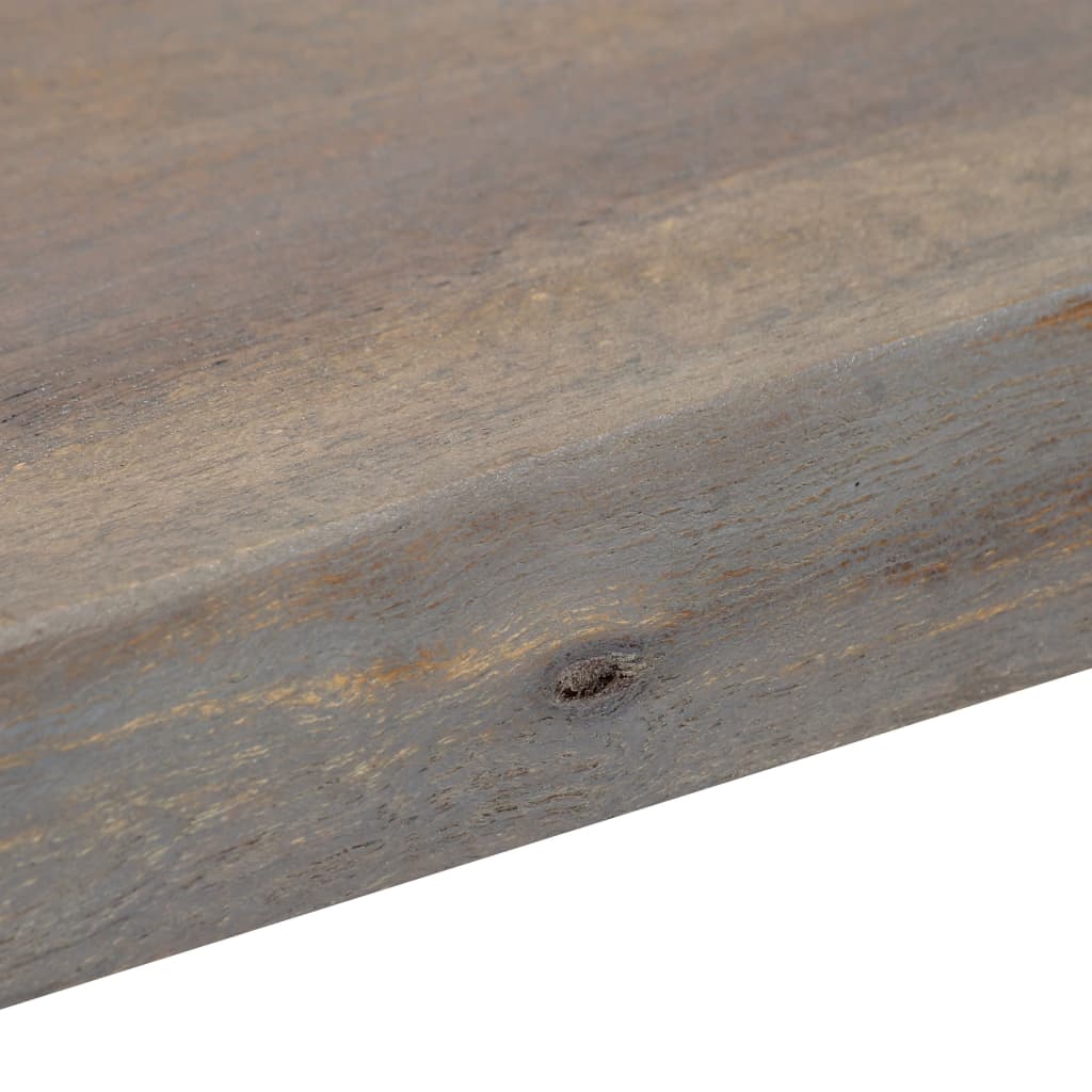 Konsolipöytä harmaa 115x35x76 cm akaasiapuu ja rauta - Sisustajankoti.fi