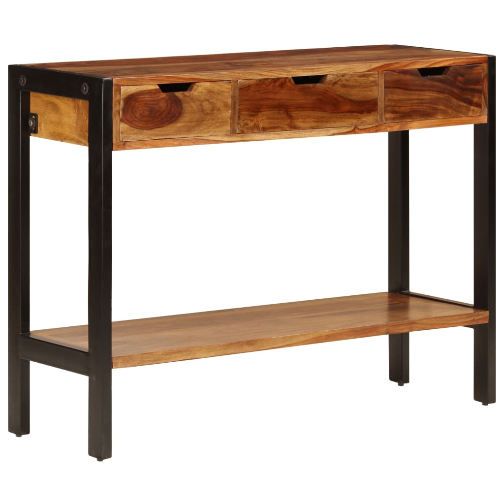 Senkki 3 laatikolla 110x35x75 cm kiinteä seesampuu - Sisustajankoti.fi