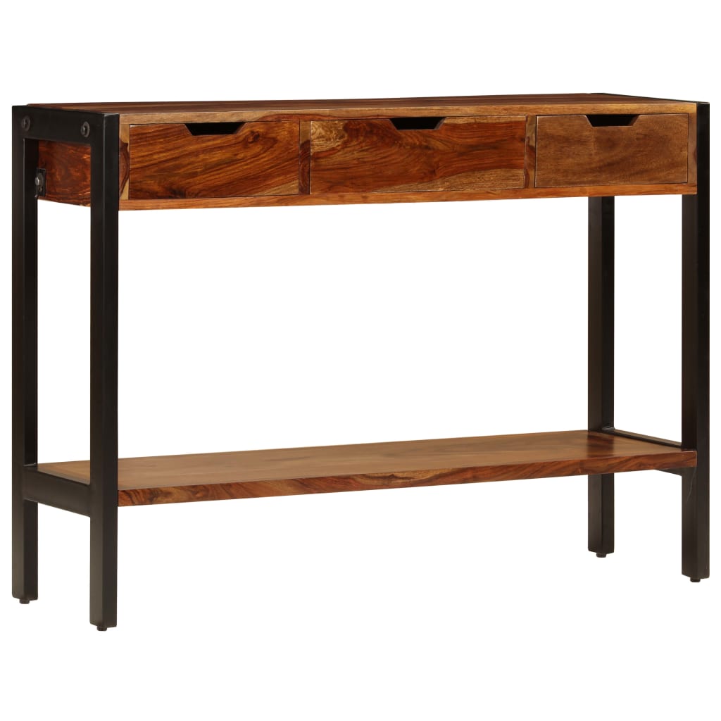 Senkki 3 laatikolla 110x35x75 cm kiinteä seesampuu - Sisustajankoti.fi