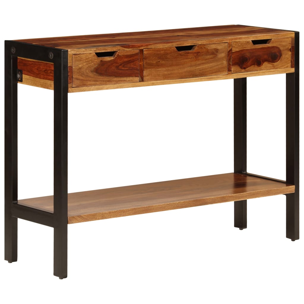 Senkki 3 laatikolla 110x35x75 cm kiinteä seesampuu - Sisustajankoti.fi