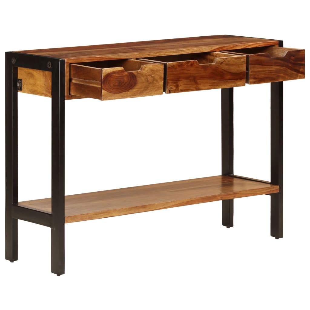 Senkki 3 laatikolla 110x35x75 cm kiinteä seesampuu - Sisustajankoti.fi