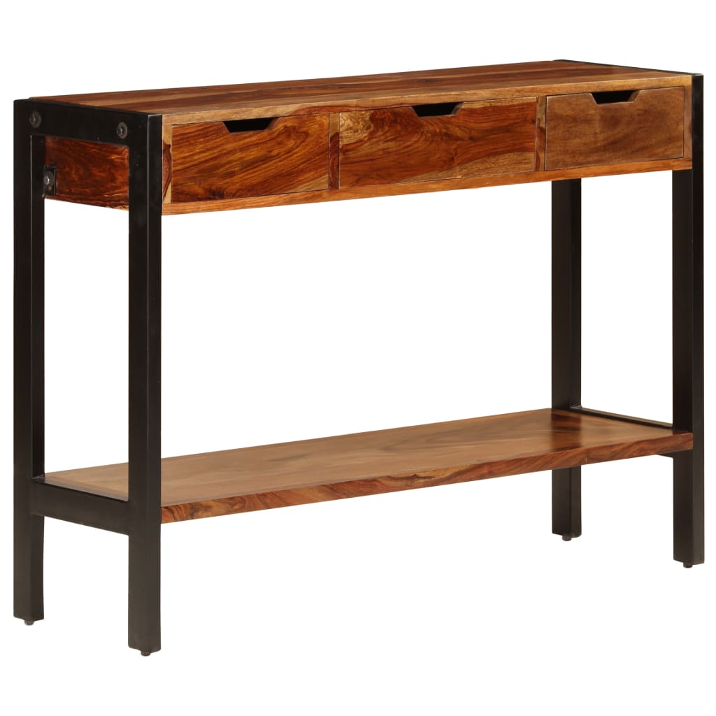 Senkki 3 laatikolla 110x35x75 cm kiinteä seesampuu - Sisustajankoti.fi