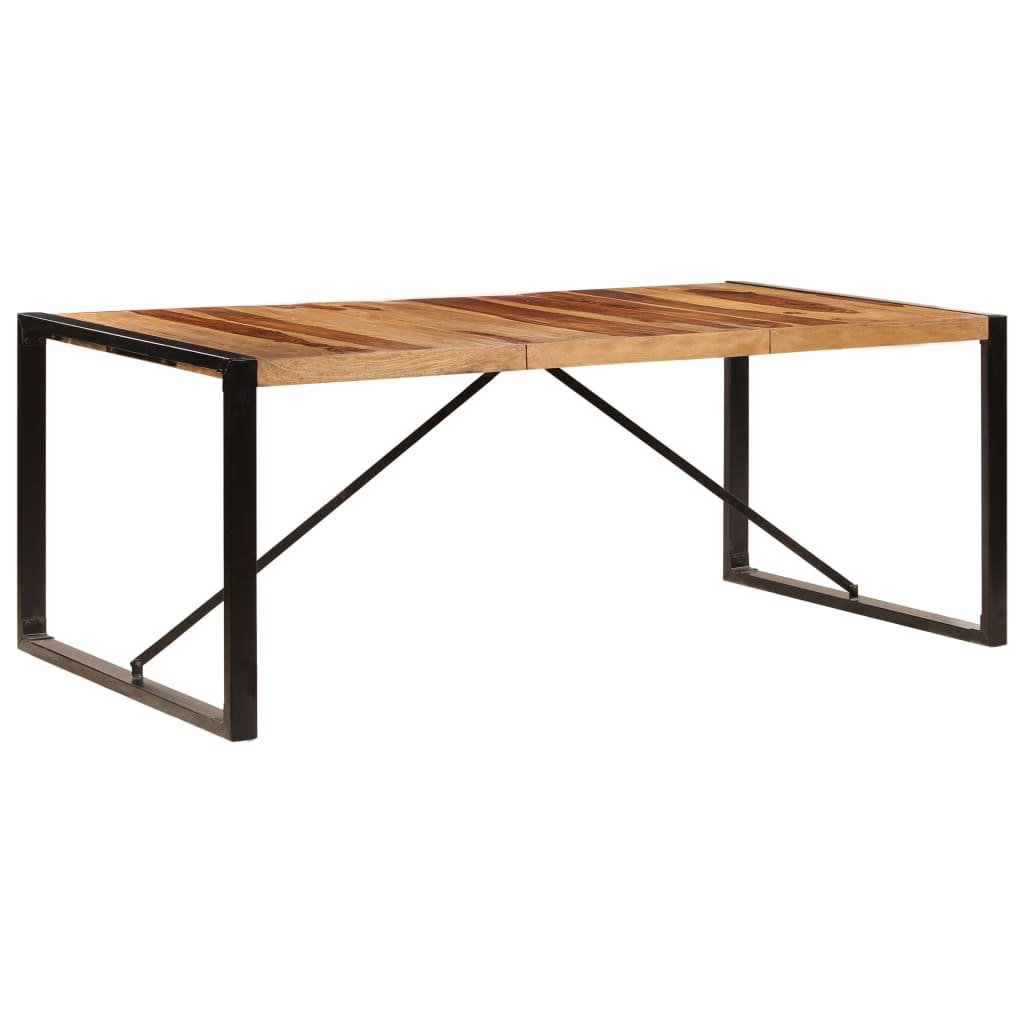 Ruokapöytä kiinteä seesampuu 200x100x75 - Sisustajankoti.fi