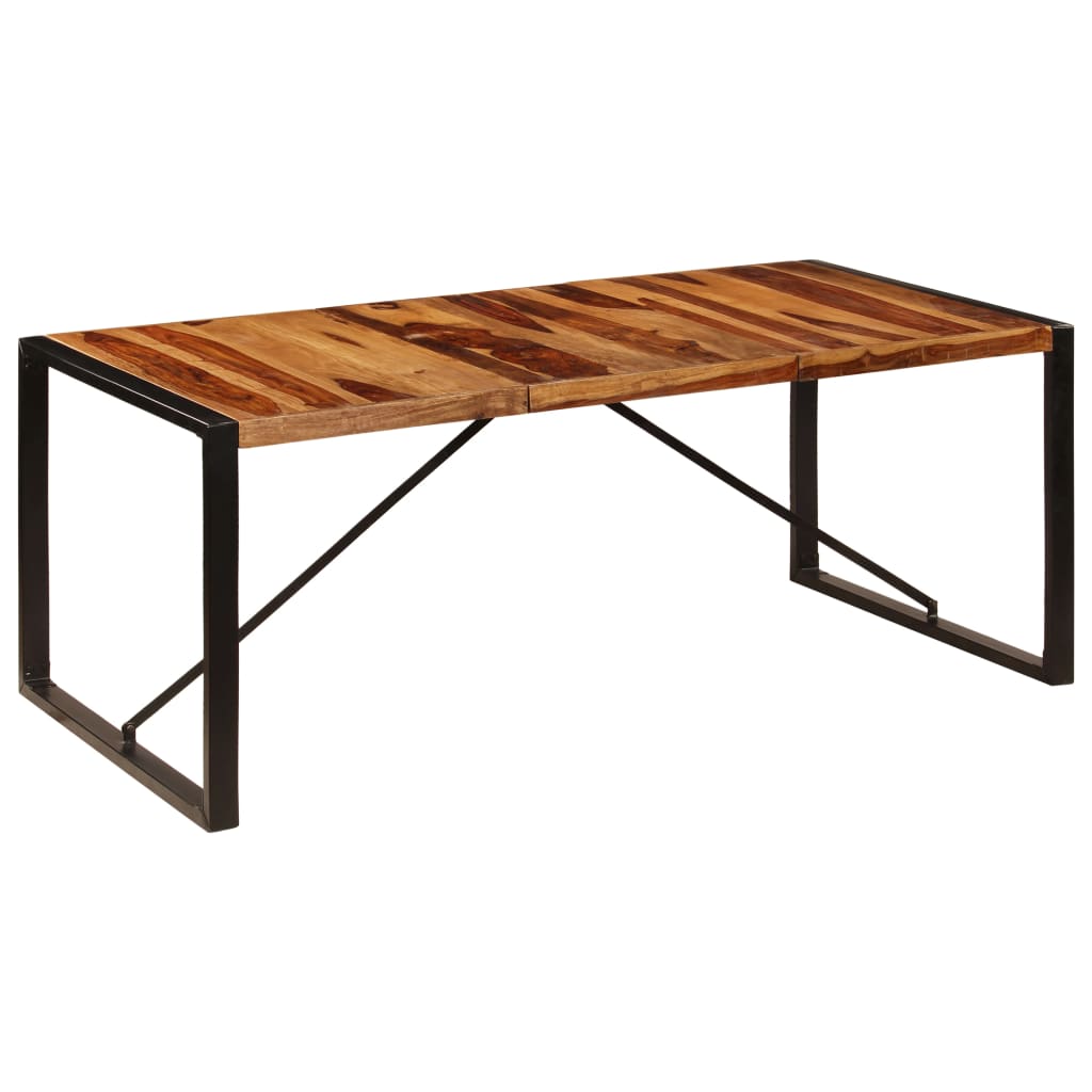 Ruokapöytä kiinteä seesampuu 200x100x75 - Sisustajankoti.fi