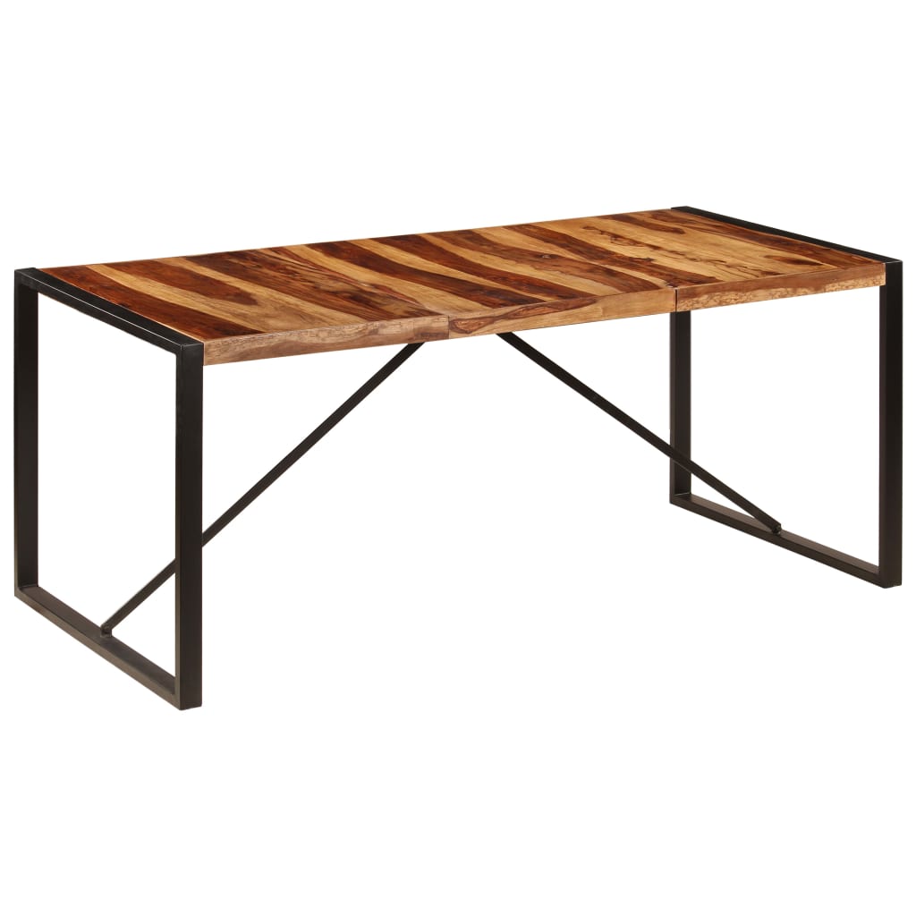 Ruokapöytä kiinteä seesampuu 180x90x75 cm - Sisustajankoti.fi