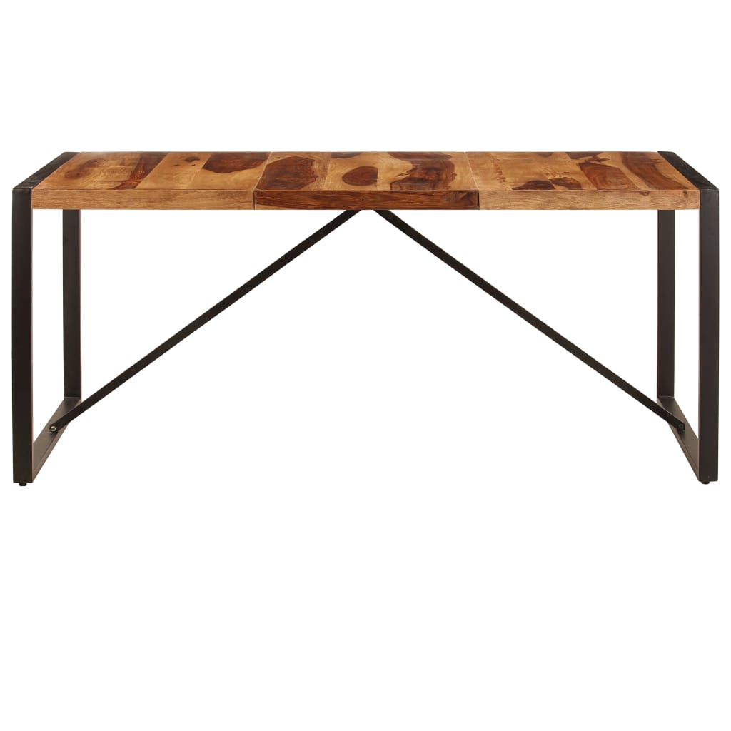 Ruokapöytä kiinteä seesampuu 180x90x75 cm - Sisustajankoti.fi