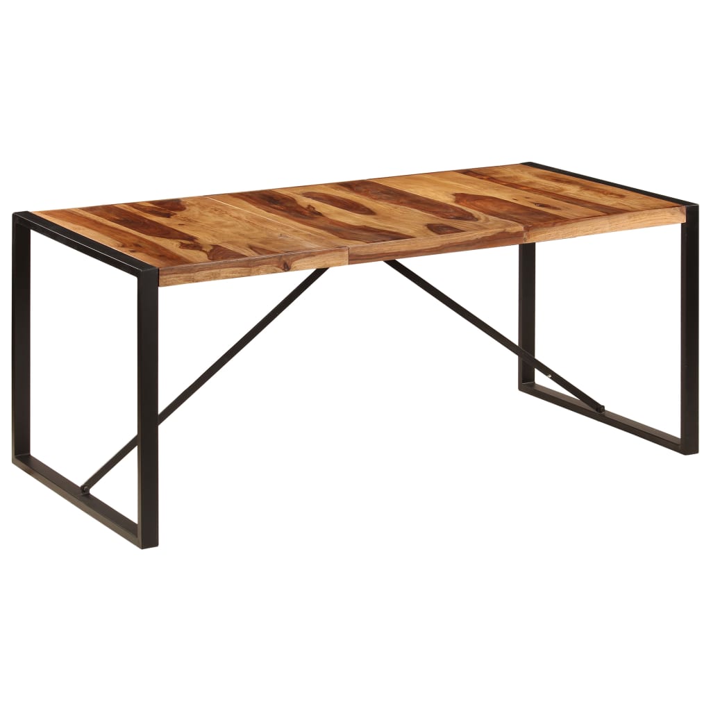 Ruokapöytä kiinteä seesampuu 180x90x75 cm - Sisustajankoti.fi