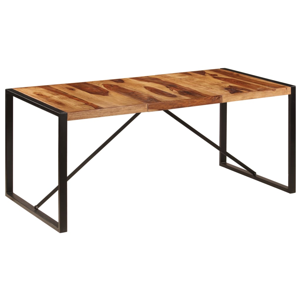 Ruokapöytä kiinteä seesampuu 180x90x75 cm - Sisustajankoti.fi