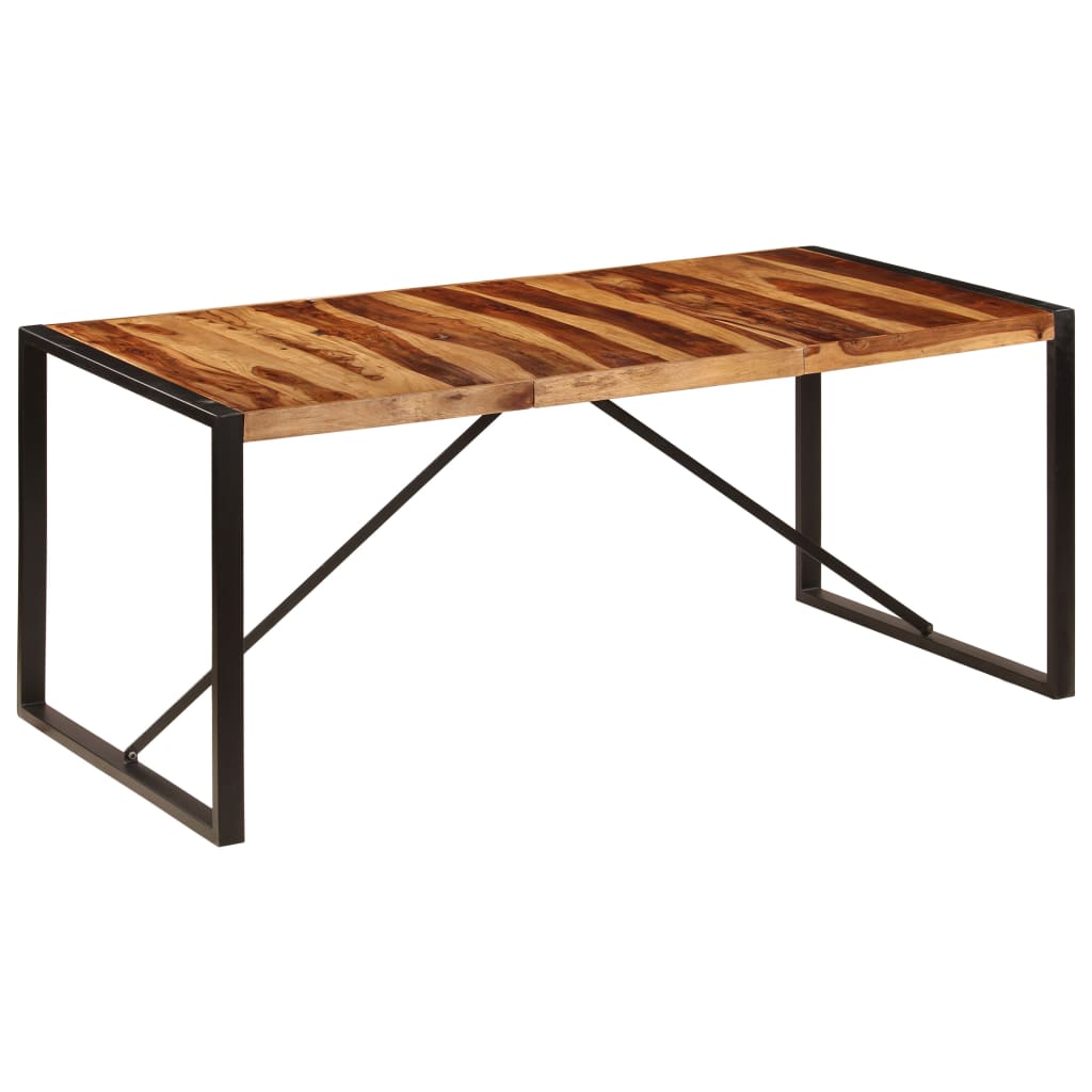 Ruokapöytä kiinteä seesampuu 180x90x75 cm - Sisustajankoti.fi