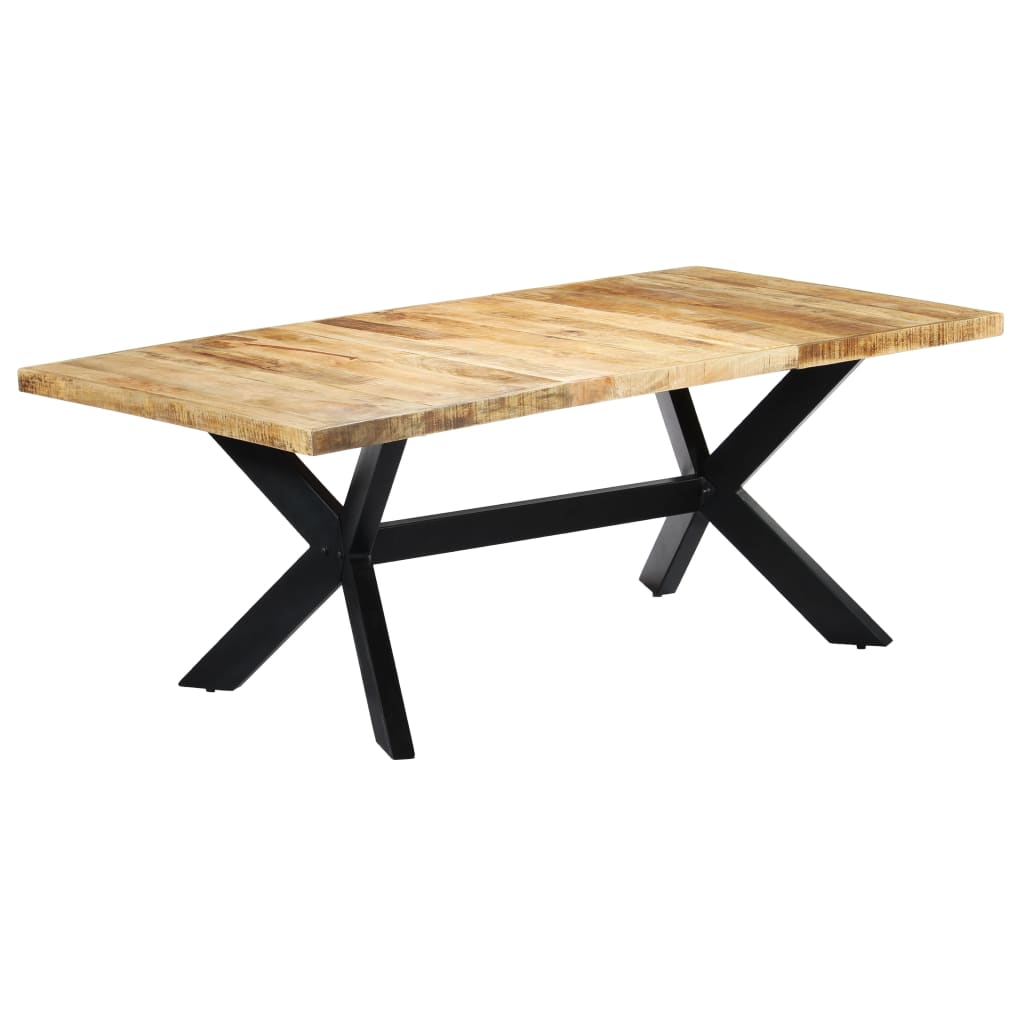 Ruokapöytä mangopuu 200x100x75 - Sisustajankoti.fi