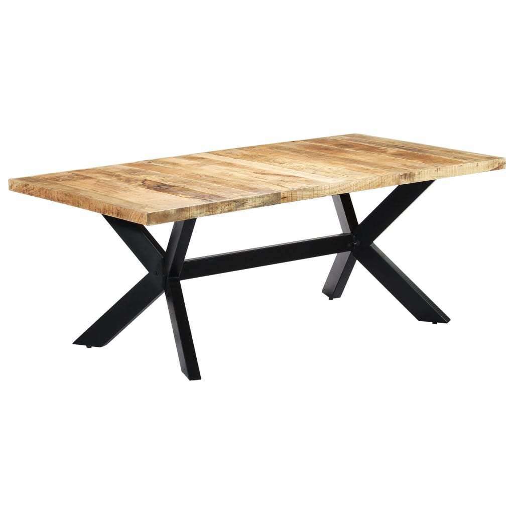 Ruokapöytä mangopuu 200x100x75 - Sisustajankoti.fi