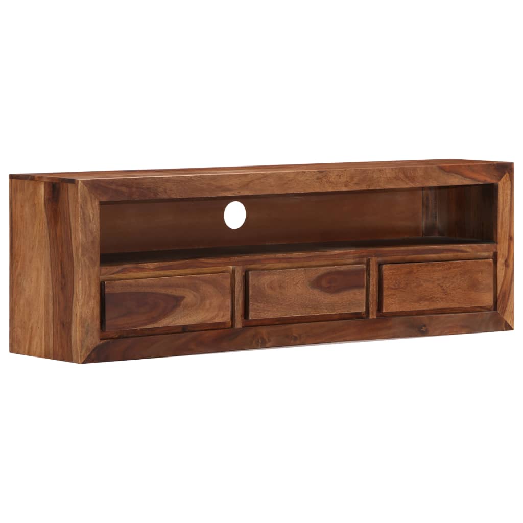 TV-taso 120x30x40 cm kiinteä seesampuu - Sisustajankoti.fi