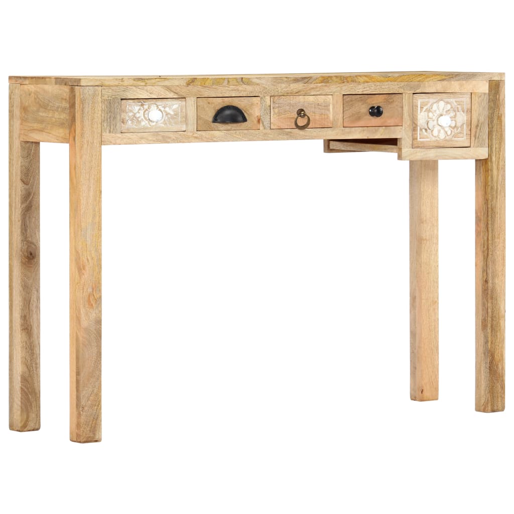 Konsolipöytä 110x30x75 cm täysi mangopuu - Sisustajankoti.fi