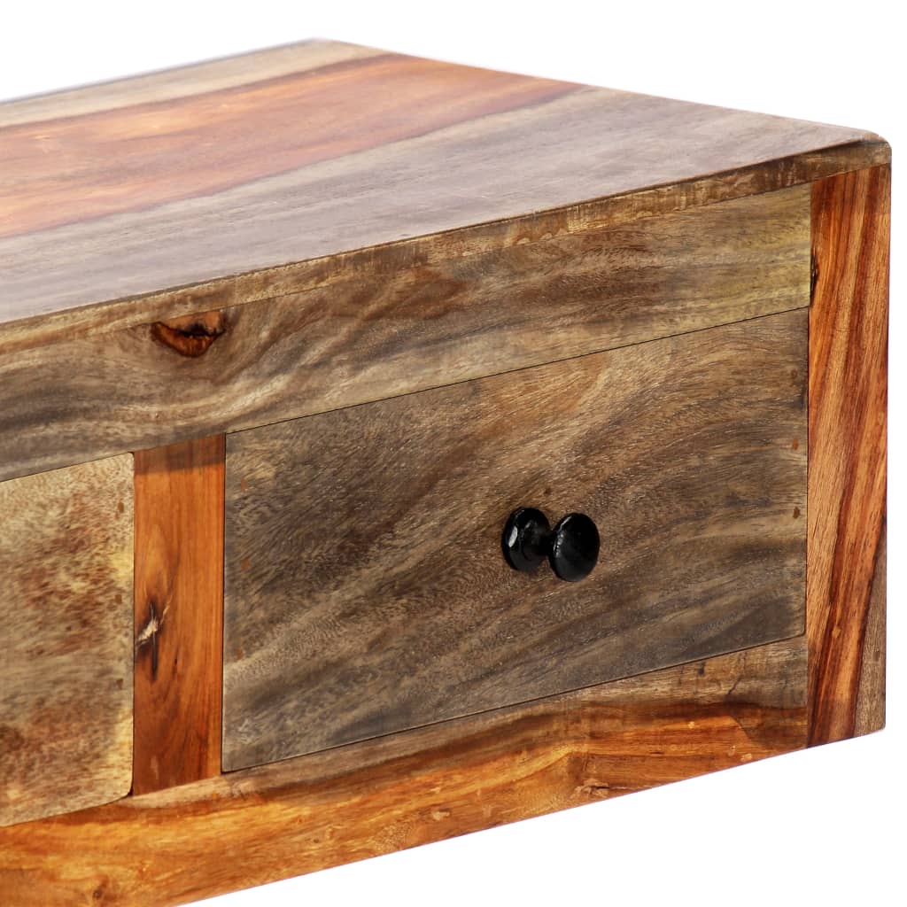 Seinäkonsolipöytä 100x25x20 cm täysi seesampuu - Sisustajankoti.fi