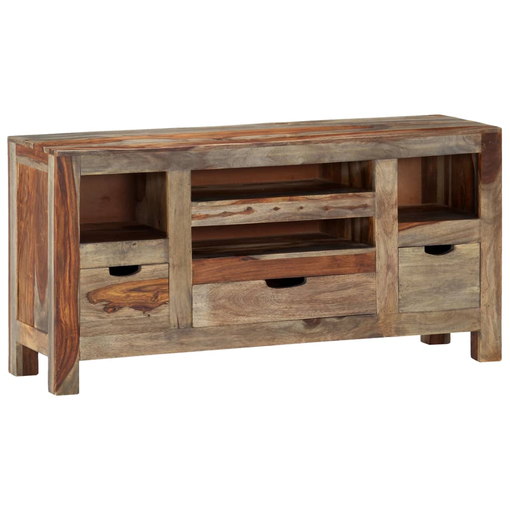 Senkki harmaa 100x30x50 cm täysi seesampuu - Sisustajankoti.fi