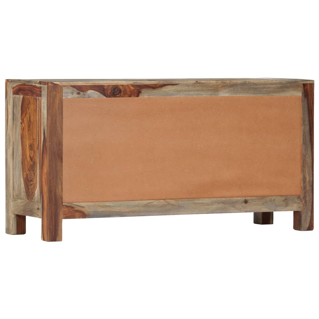 Senkki harmaa 100x30x50 cm täysi seesampuu - Sisustajankoti.fi