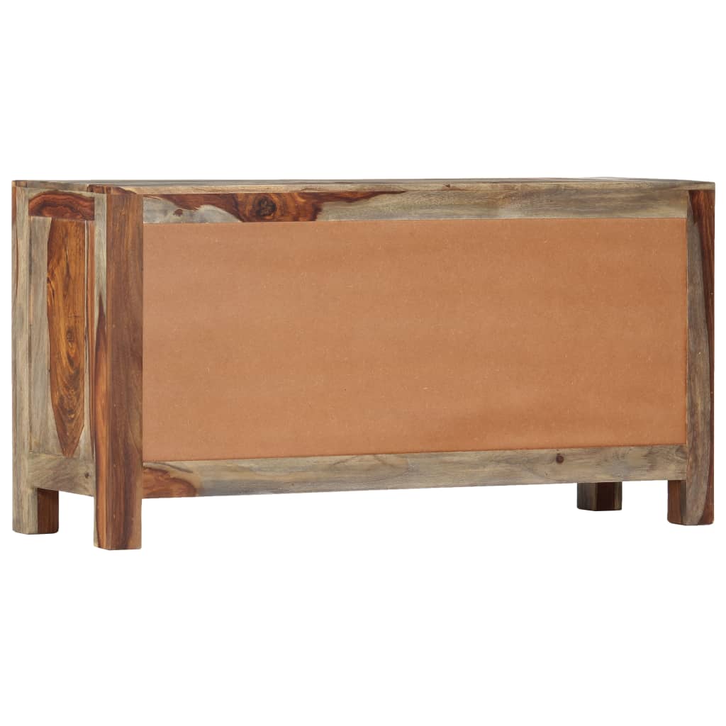Senkki harmaa 100x30x50 cm täysi seesampuu - Sisustajankoti.fi