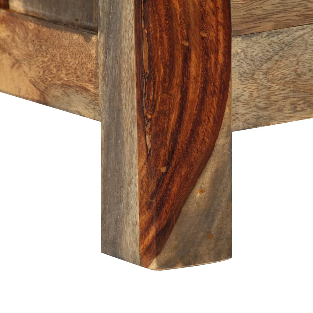 Senkki harmaa 100x30x50 cm täysi seesampuu - Sisustajankoti.fi