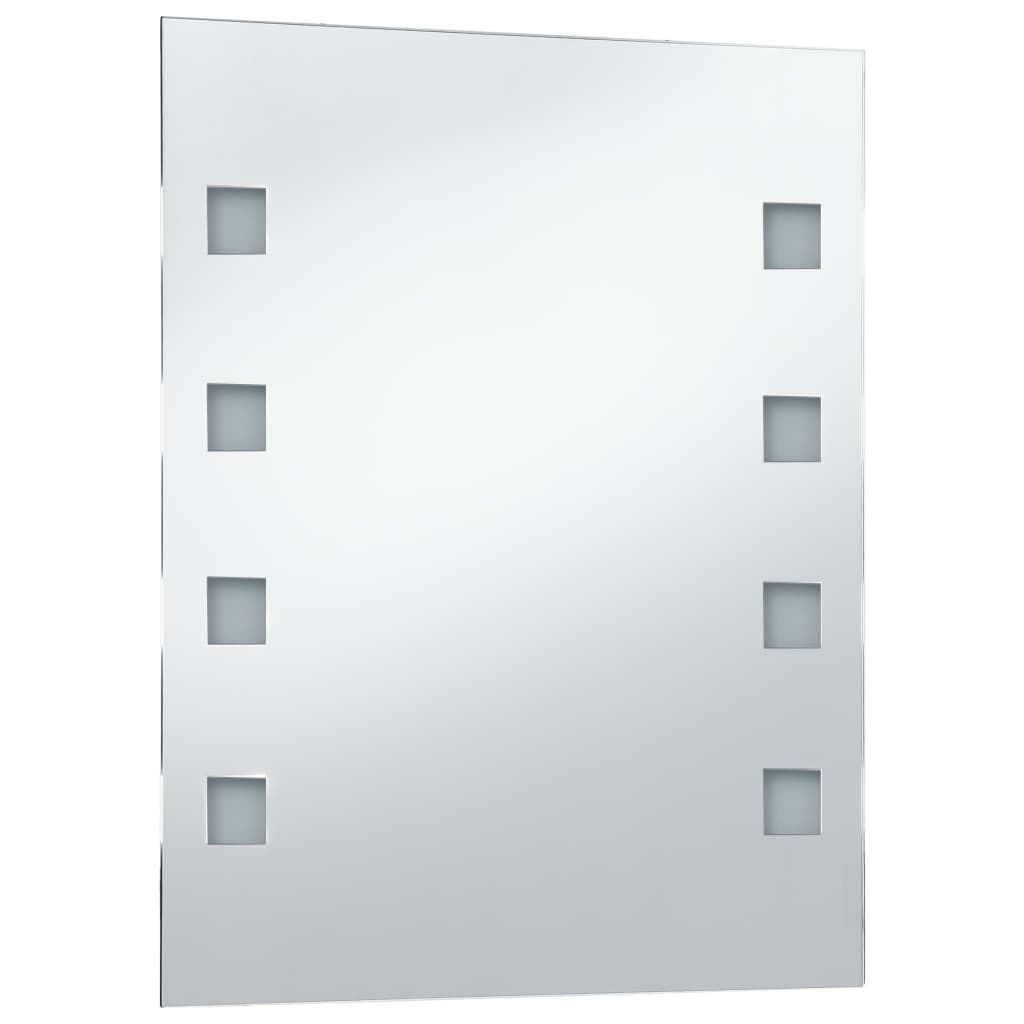 Kylpyhuoneen LED-seinäpeili 50x60 cm - Sisustajankoti.fi