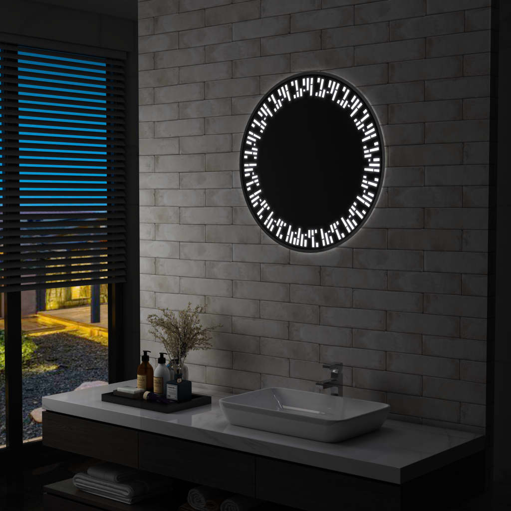 Kylpyhuoneen LED-peili 70 cm - Sisustajankoti.fi