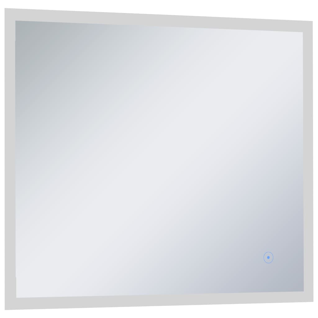 Kylpyhuoneen LED-seinäpeili kosketussensorilla 60x50 cm - Sisustajankoti.fi