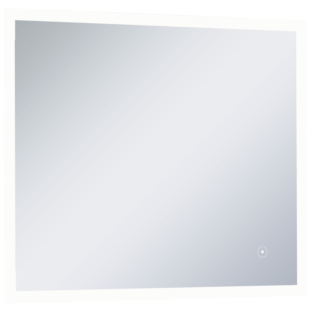 Kylpyhuoneen LED-seinäpeili kosketussensorilla 60x50 cm - Sisustajankoti.fi