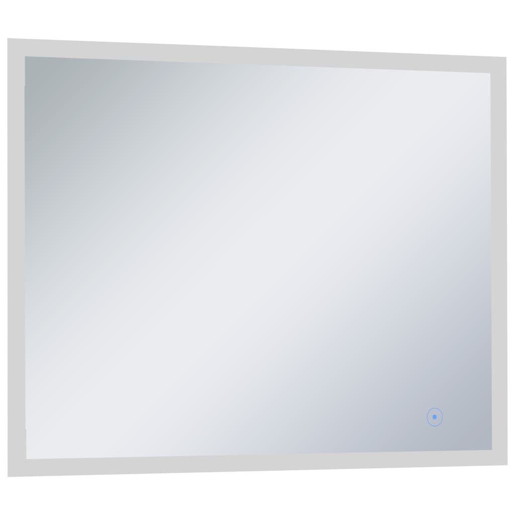 Kylpyhuoneen LED-seinäpeili kosketussensorilla 80x60 cm - Sisustajankoti.fi