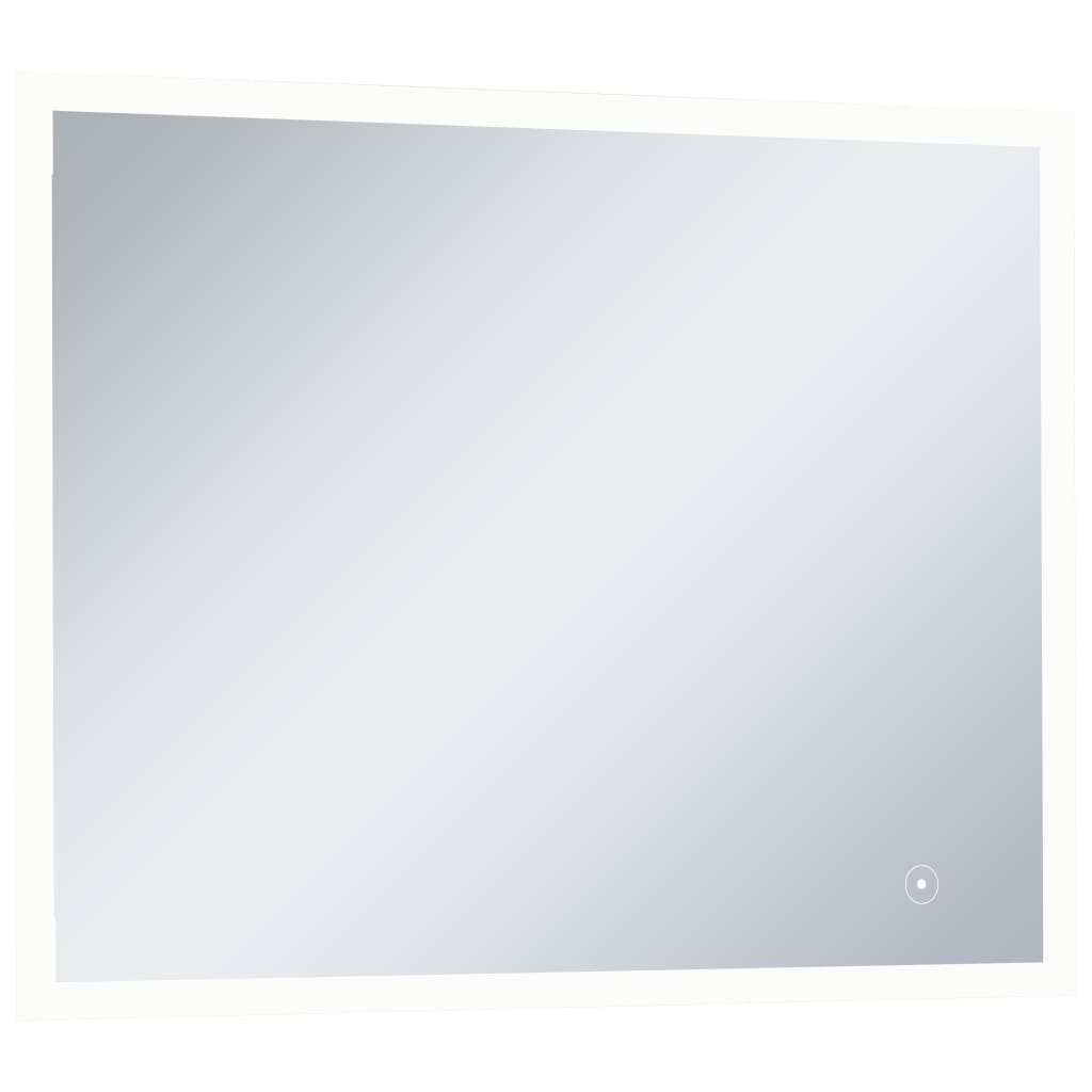 Kylpyhuoneen LED-seinäpeili kosketussensorilla 80x60 cm - Sisustajankoti.fi