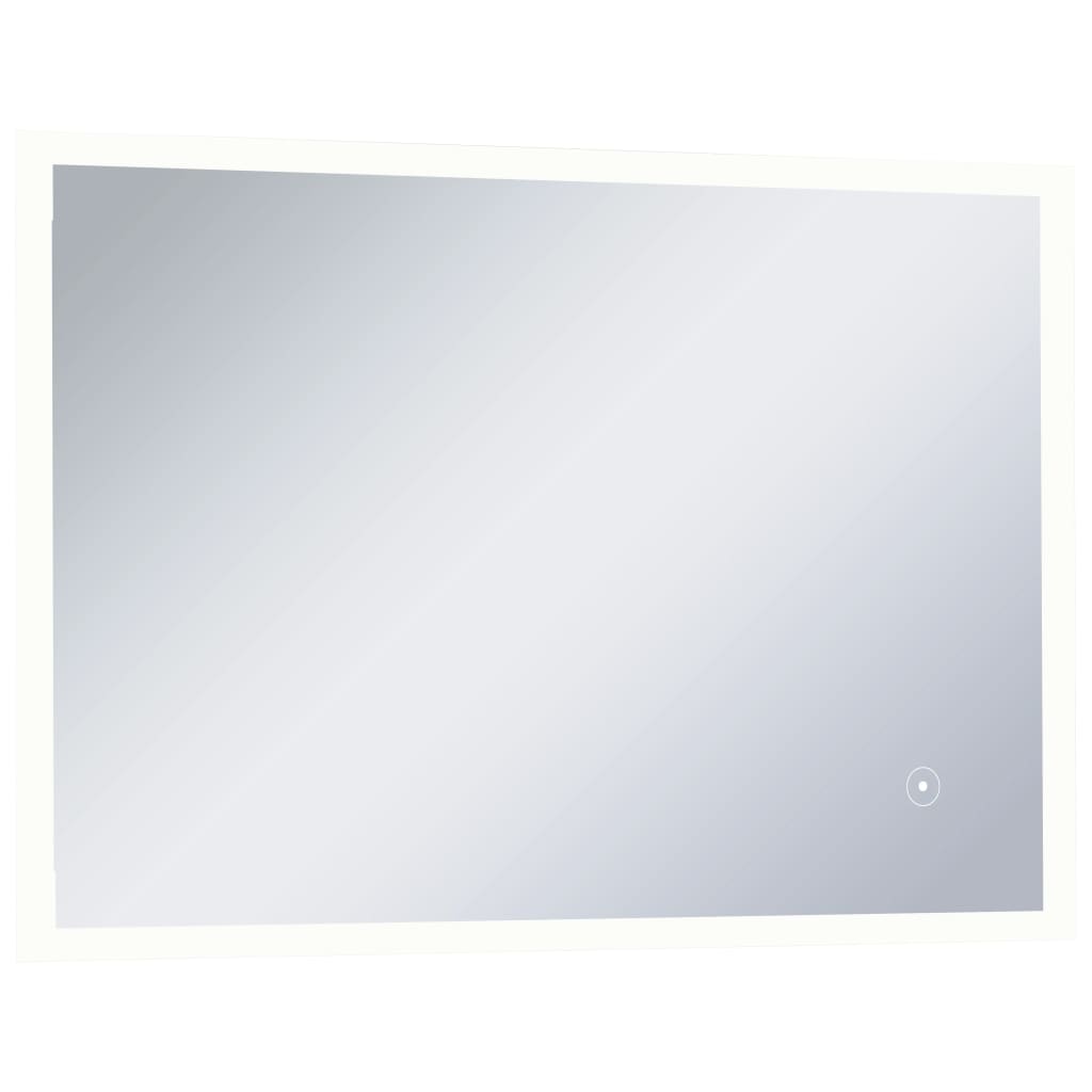 Kylpyhuoneen LED-seinäpeili kosketussensorilla 100x60 cm - Sisustajankoti.fi