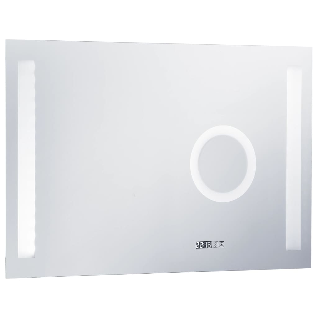 Kylpyhuoneen LED-seinäpeili kosketussensorilla 100x60 cm - Sisustajankoti.fi