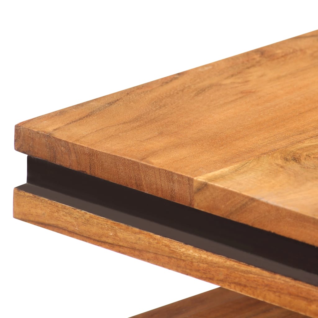 Sohvapöytä 100x45x33 cm täysi akaasiapuu - Sisustajankoti.fi