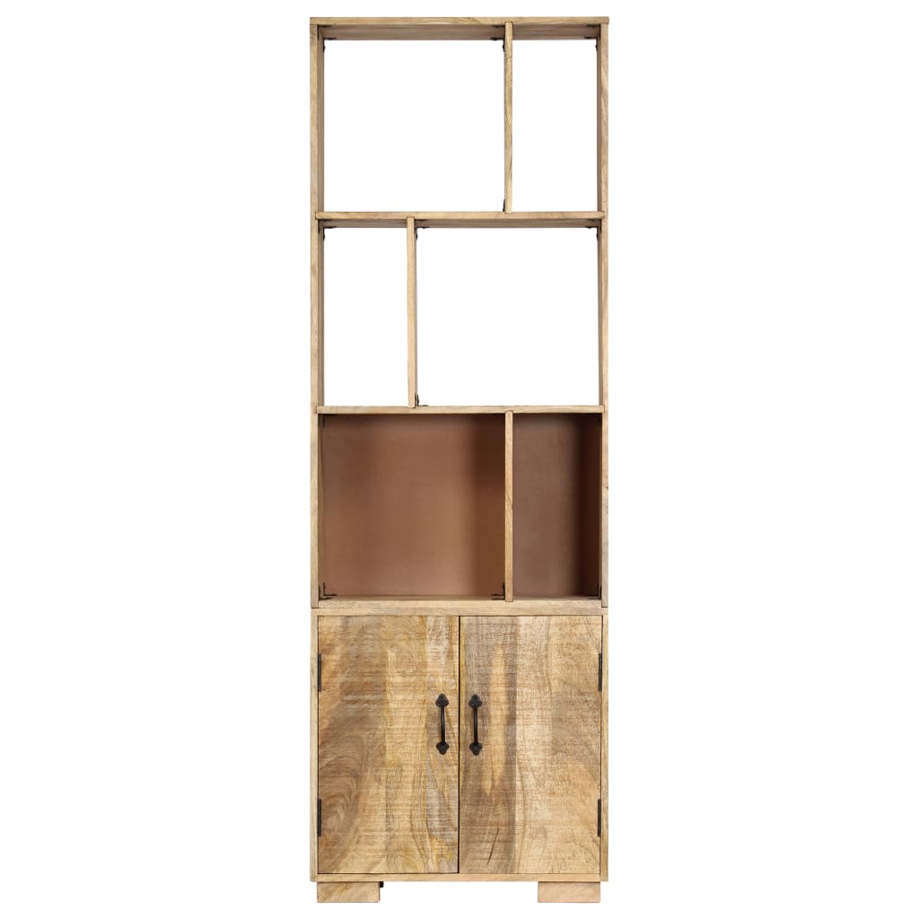 Kirjahylly 60x35x180 cm kiinteä mangopuu - Sisustajankoti.fi