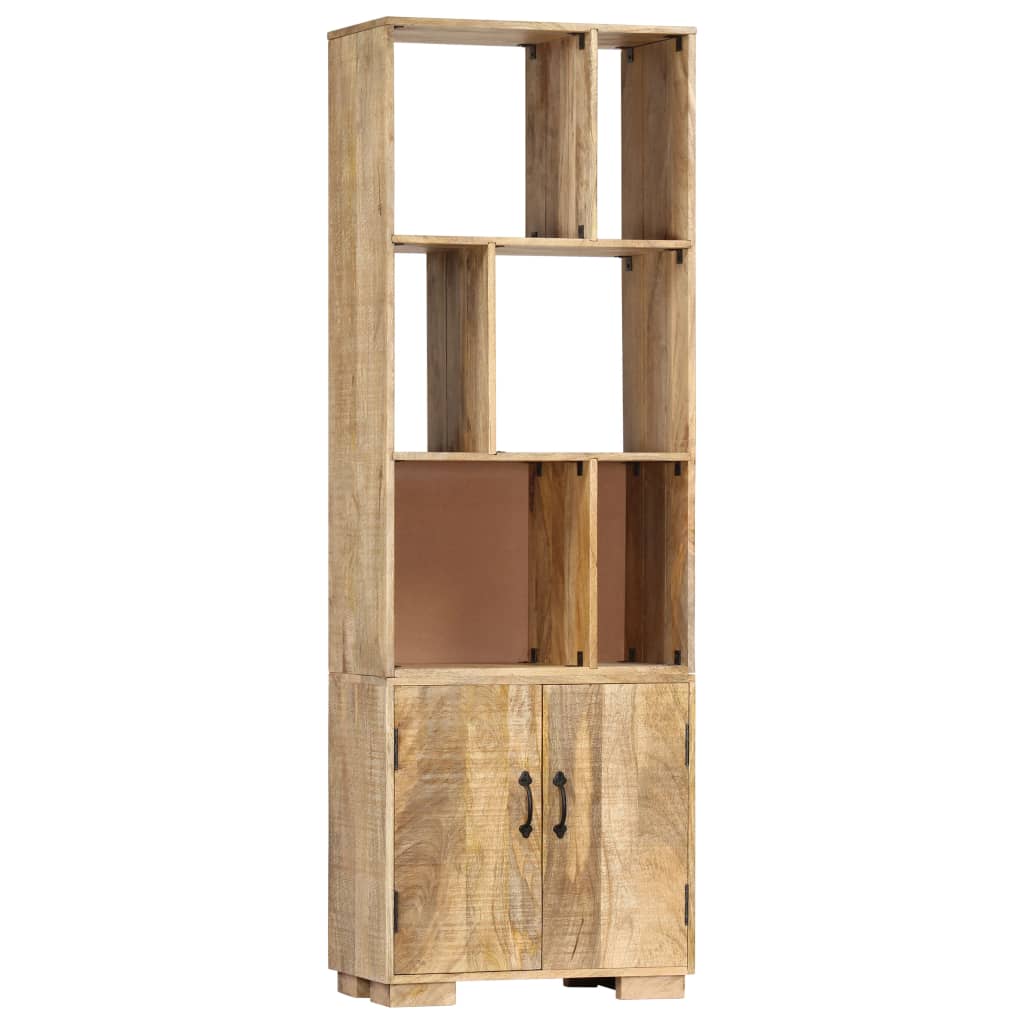Kirjahylly 60x35x180 cm kiinteä mangopuu - Sisustajankoti.fi