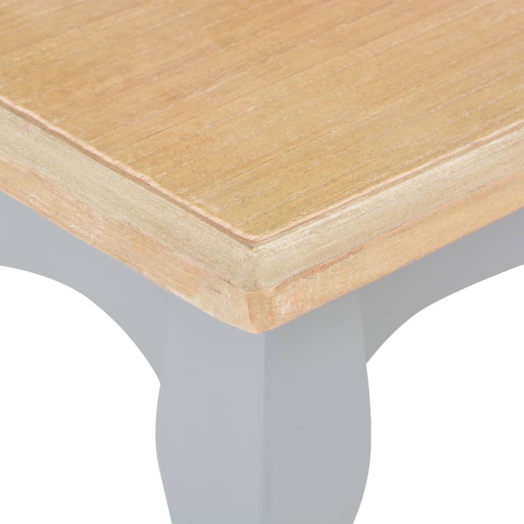 Sohvapöytä harmaa ja ruskea 110x60x40 cm täysi mänty - Sisustajankoti.fi