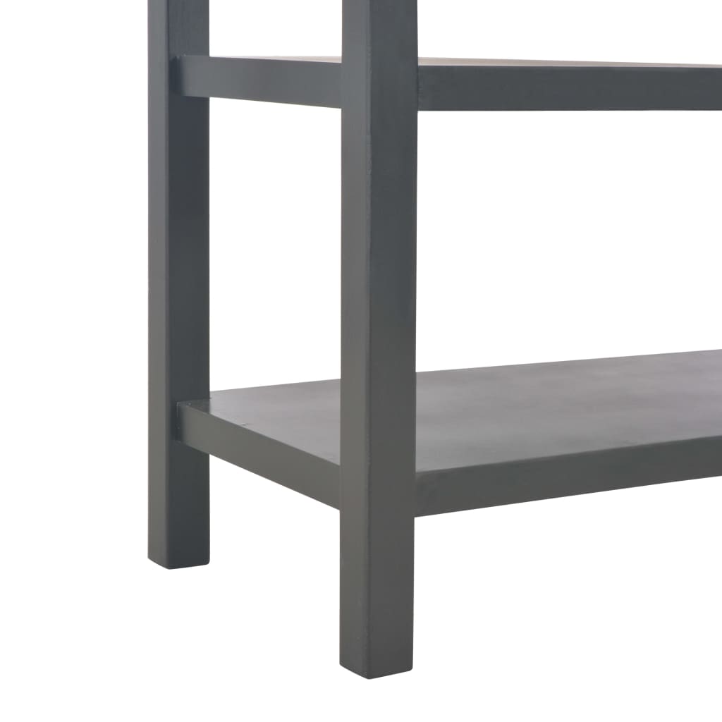 Sivupöytä musta 110x35x80 cm MDF - Sisustajankoti.fi