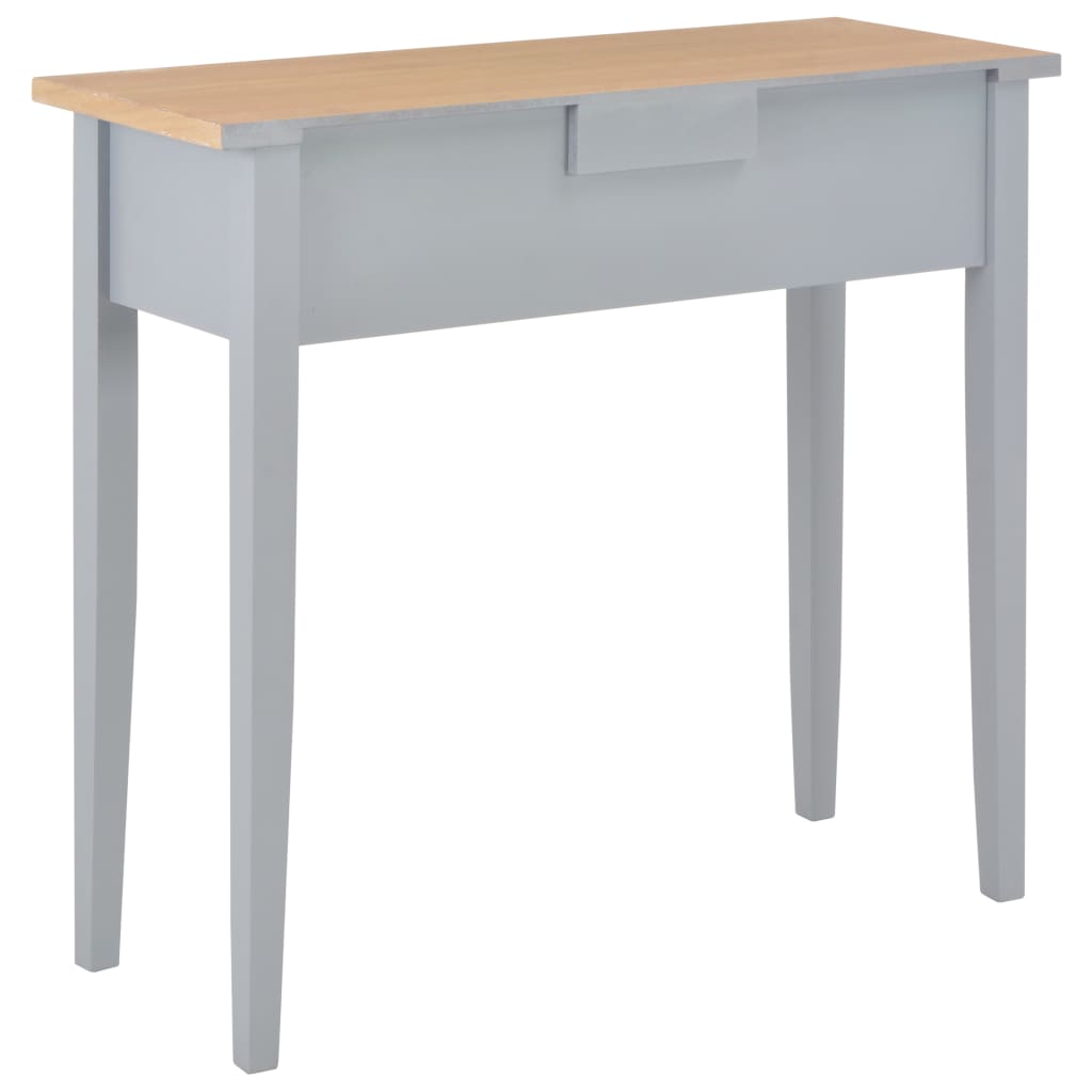 Meikkipöytä harmaa 79x30x74 cm puu - Sisustajankoti.fi