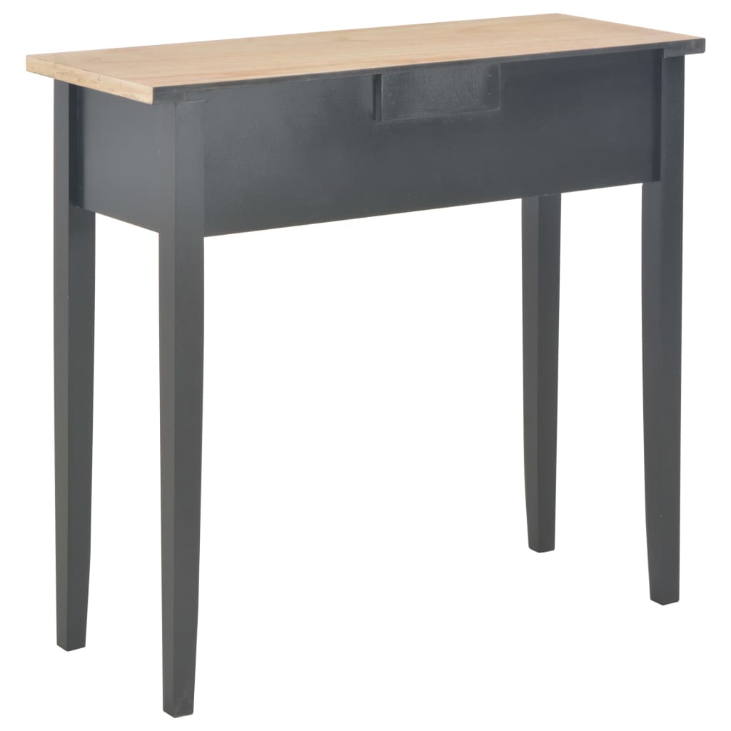 Meikkipöytä musta 79x30x74 cm puu - Sisustajankoti.fi