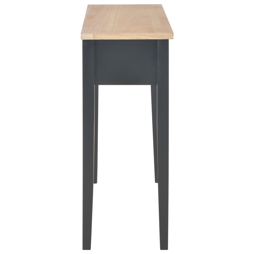 Meikkipöytä musta 79x30x74 cm puu - Sisustajankoti.fi