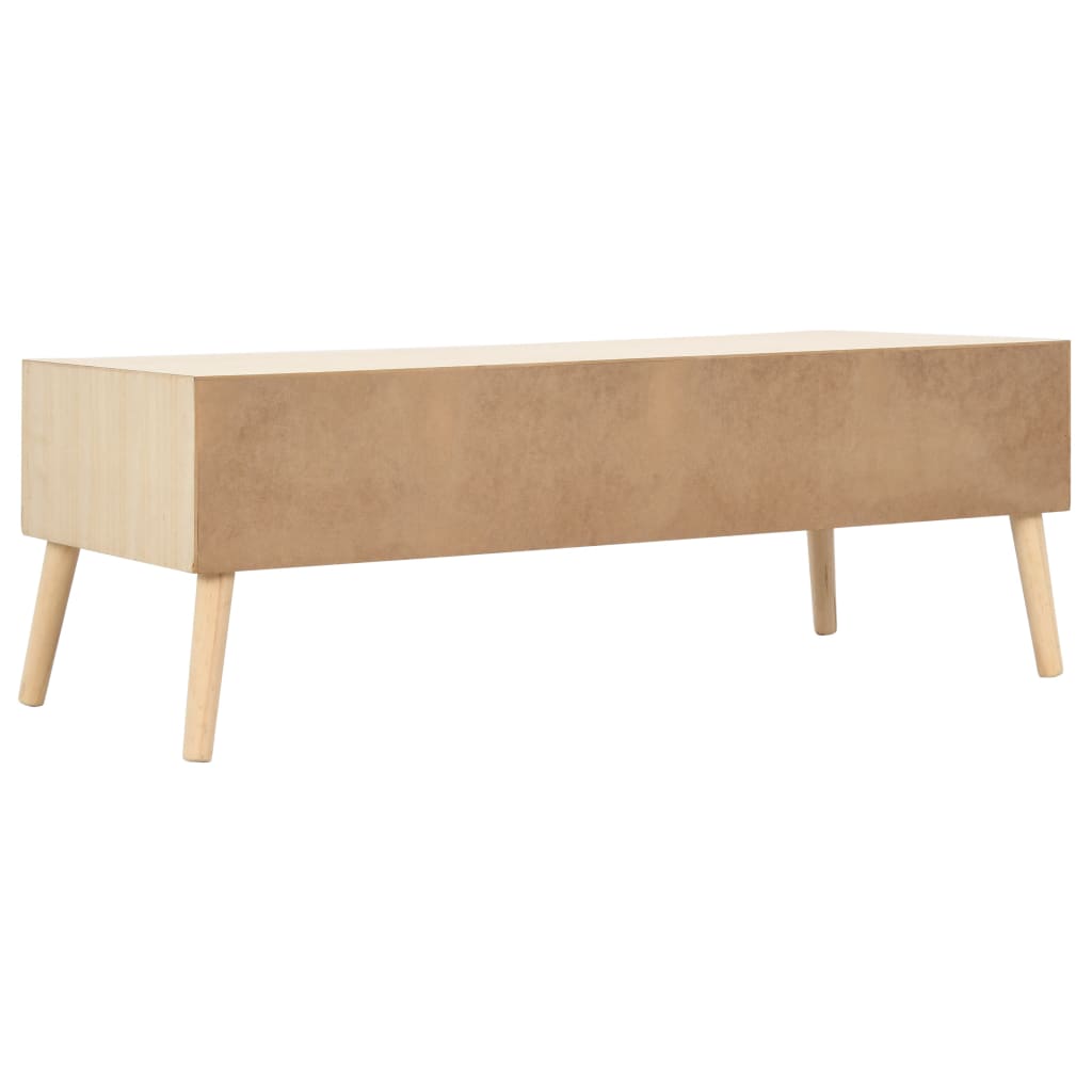Sohvapöytä 4 laatikolla 110x50x40 cm täysi mänty - Sisustajankoti.fi