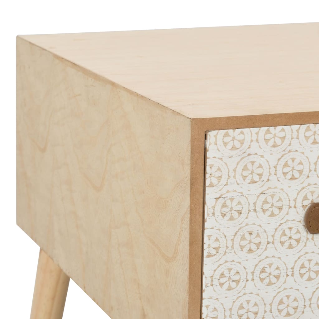 Sohvapöytä 4 laatikolla 110x50x40 cm täysi mänty - Sisustajankoti.fi