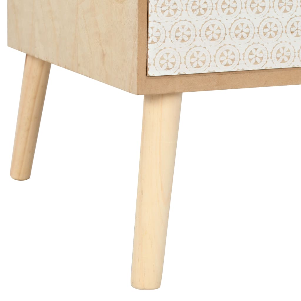 Sohvapöytä 4 laatikolla 110x50x40 cm täysi mänty - Sisustajankoti.fi