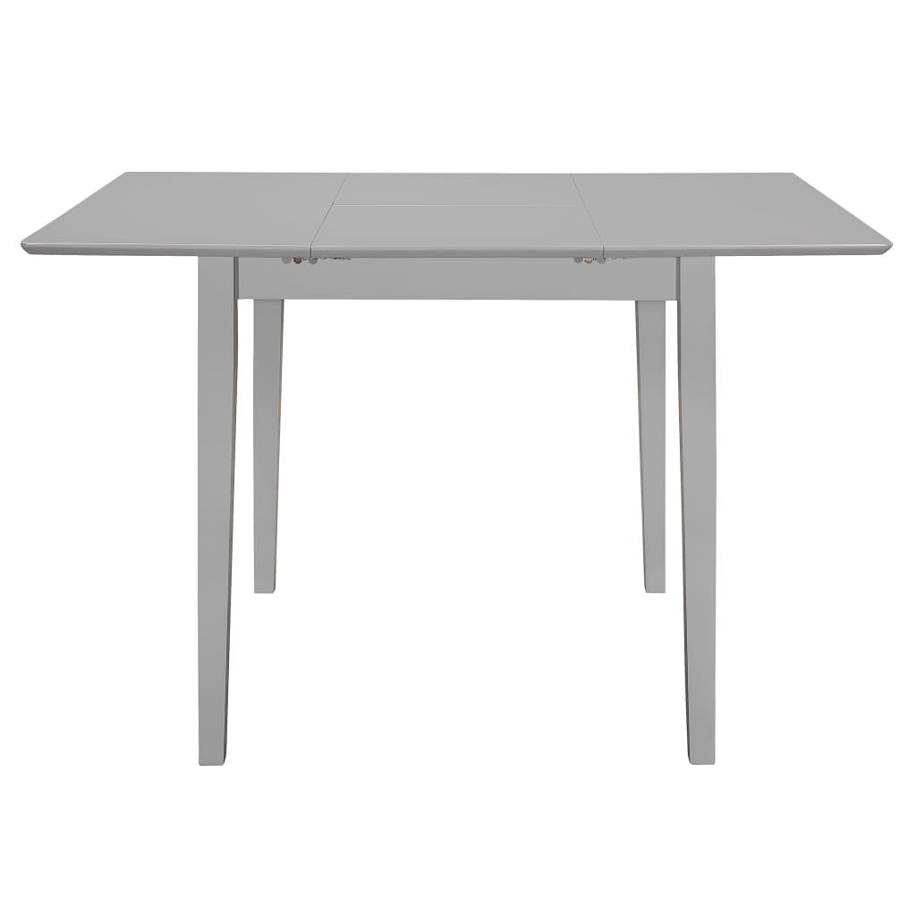 Jatkettava ruokapöytä harmaa (80-120)x80x74 cm MDF - Sisustajankoti.fi