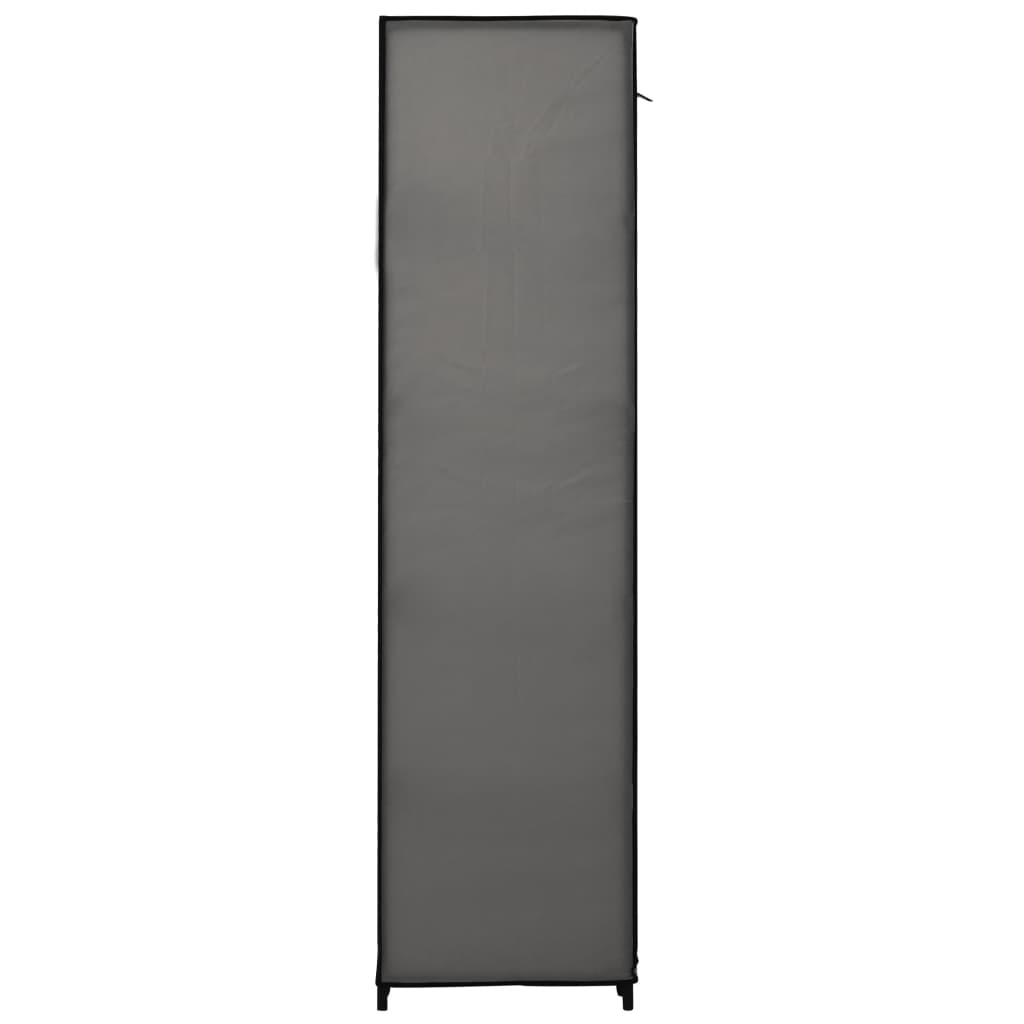 Kokoontaitettavat vaatekaapit 2 kpl harmaa 110x45x175 cm kangas - Sisustajankoti.fi