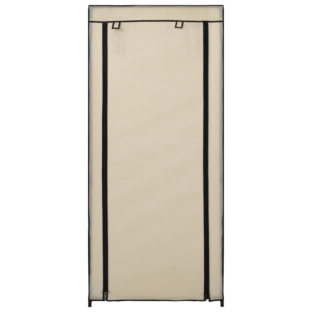 Kenkäkaappi suojalla kerma 58x28x106 cm kangas - Sisustajankoti.fi