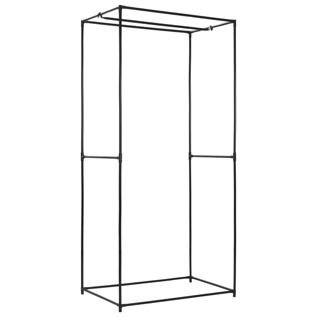 Vaatekaappi harmaa 75x50x160 cm - Sisustajankoti.fi